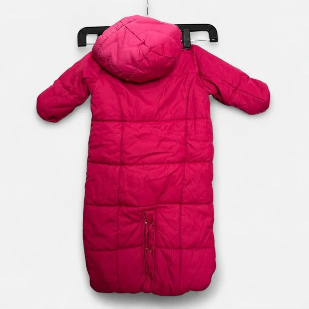 Baby Gap Girl’s Snowsuit 3-6‎ MO Pink Hooded Zipper Winter